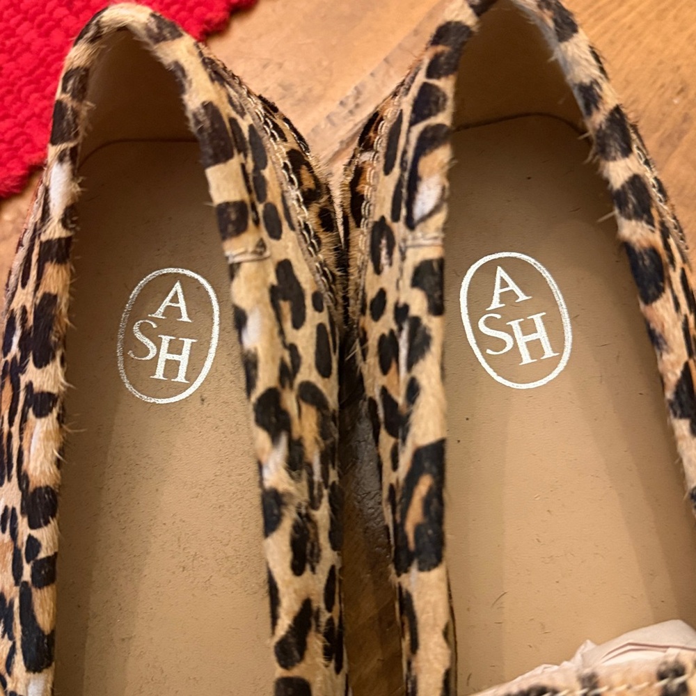 ASH Leopard Print Size 39/9 Loafers - Picture 4 of 10